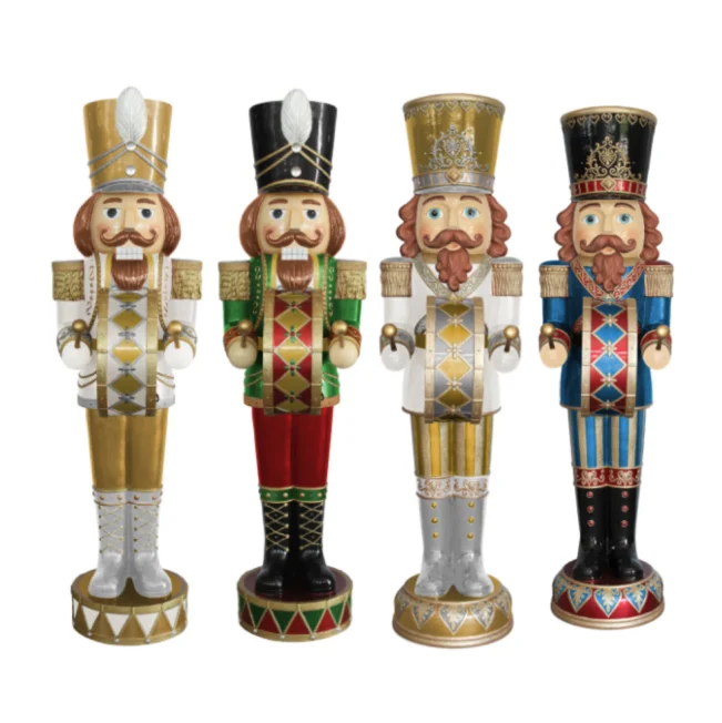 wholesale Navidad decor large 180cm giant 6ft life size Christmas nutcracker soldier outdoor village Christmas decorations