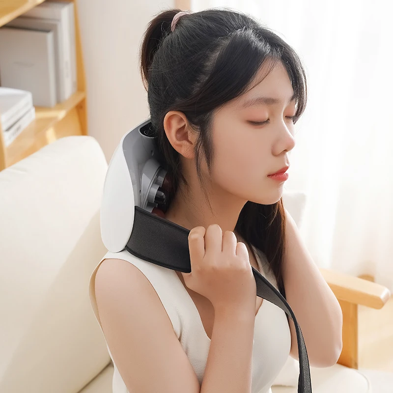 Electric Intelligent Kneading Belly Slimming Belt Fat Burning Abdominal Massage Machine Bian Stone Hot Compress Massager