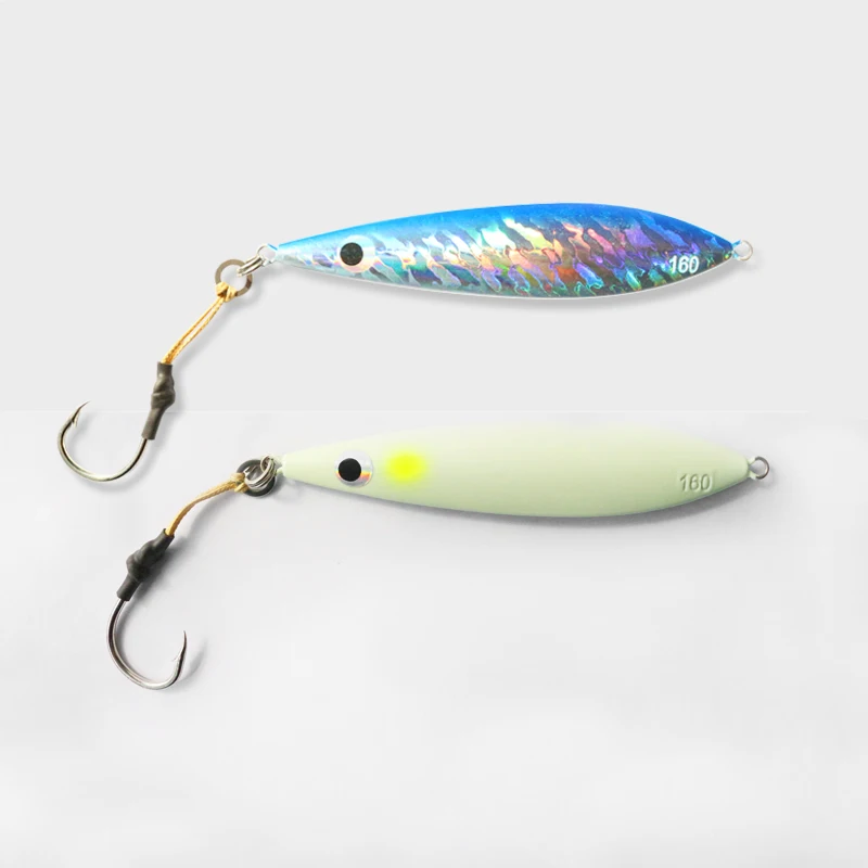 OEM Custom 160g Fishing Lead Lure Jig Heads Lead Jigging Lure Fishing Lures