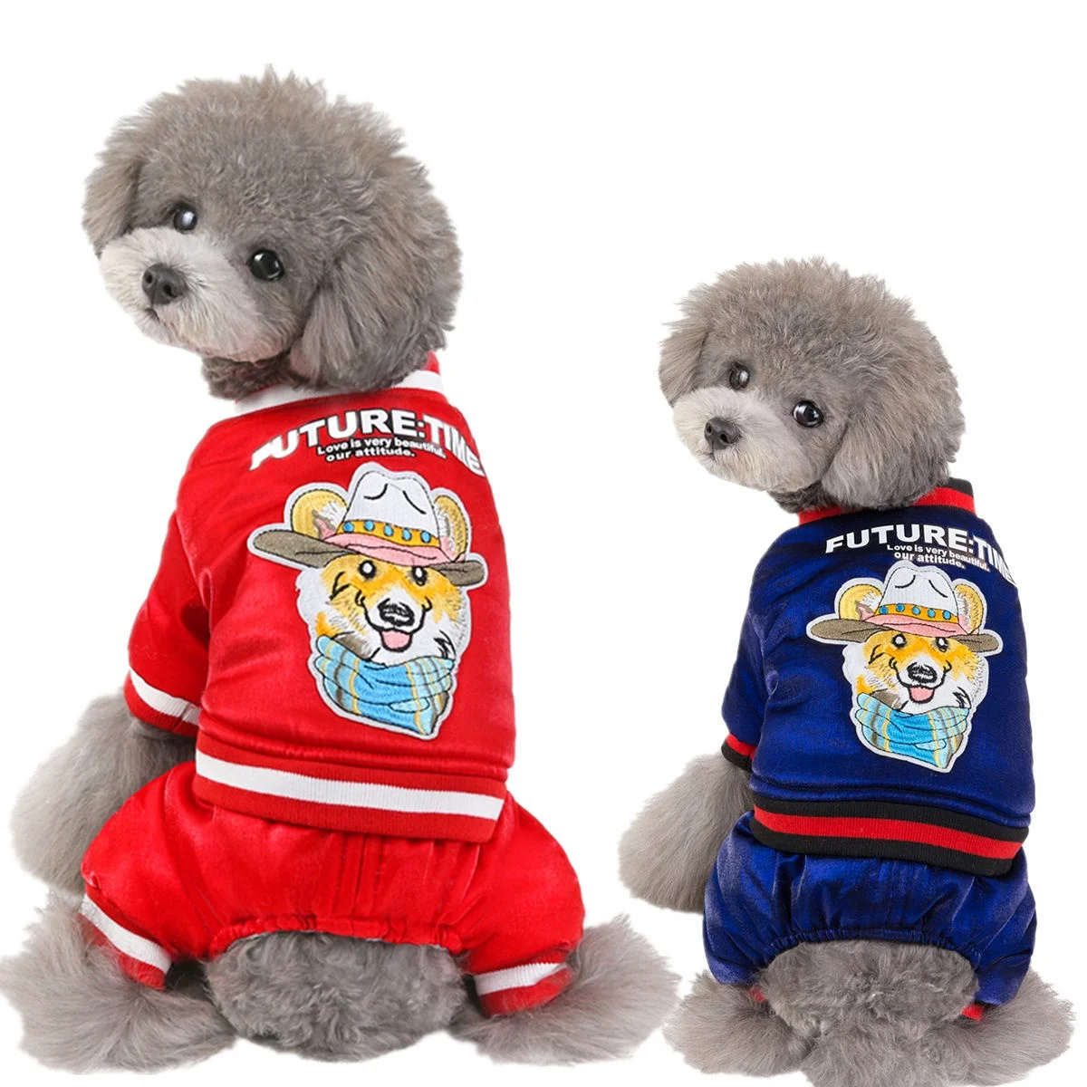 Pet clothes autumn and winter clothing wholesale happy dog cotton clothes for wholesale