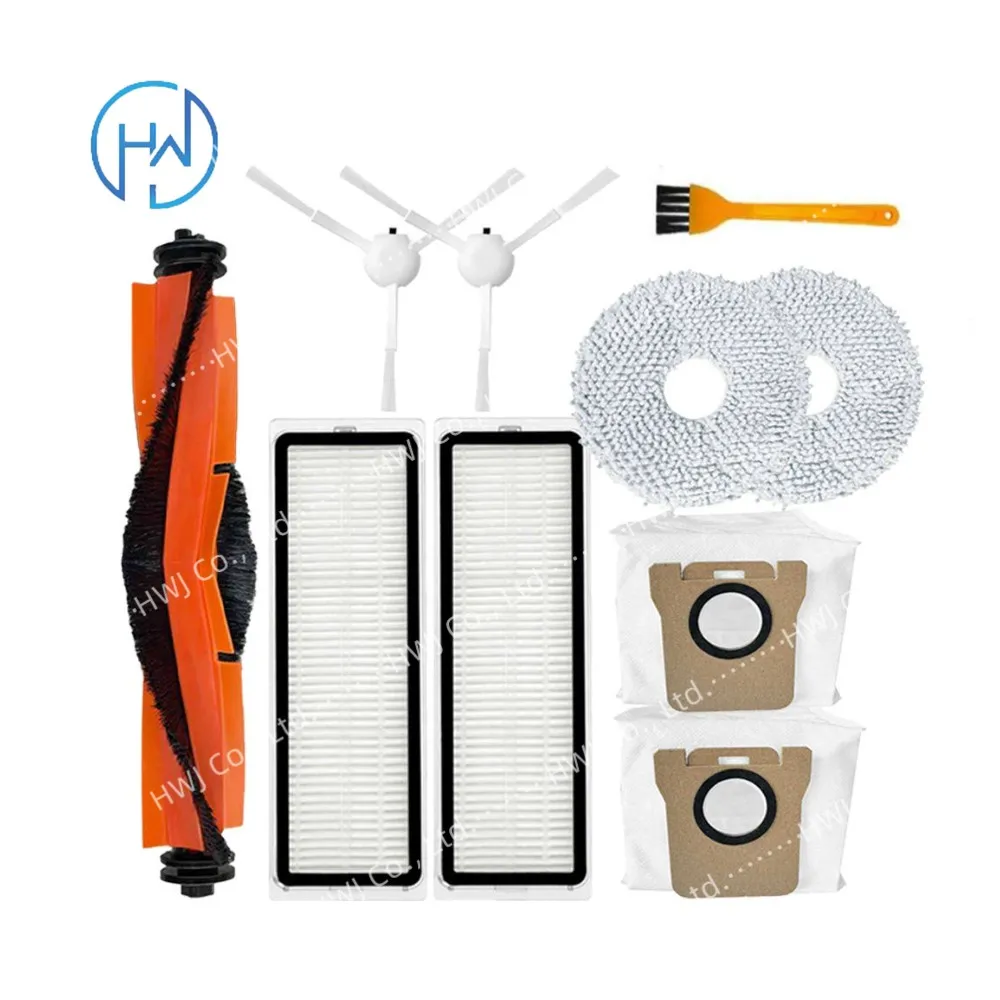 Fit For Xiaomi Robot Vacuum X10+ Robotic Main Side Brush Hepa Filter Mop Dust Bag Cleaner Parts Accessories