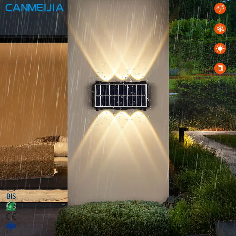 Patio Yard Cordless Outdoor LED Security Mounted Pathway Waterproof Solar Lights Outdoor/Solar Wall Light/Solar Garden Lights
