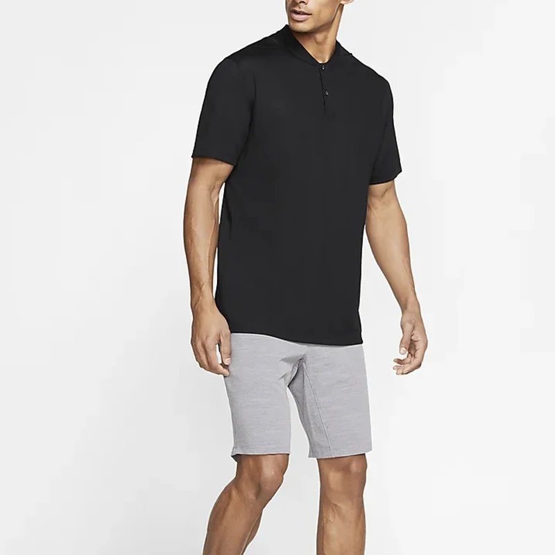 Wholesales Sport Wear Men Custom Stretchy Fabric Blade Collar Plain Golf Polo Shirt