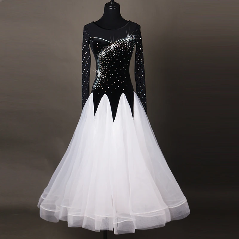 MQ026-1  Factory direct high quality ballroom performance   dancing dress