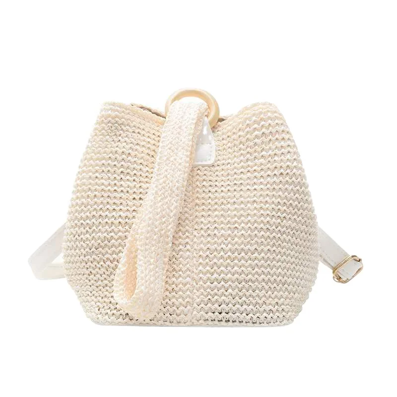 Manufacturer  Young Woman  National Wind Grass Handbag Grass Handbag Is Simple And Leisure Beach Hand-Woven Bag