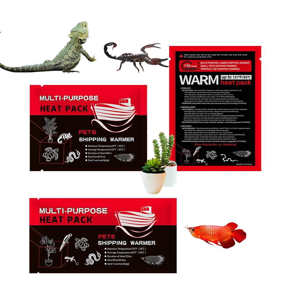 Custom Package Shipping Heating Pack 40+/72+/110+ Multi-Purpose Heat Pack Pets Shipping Warmer