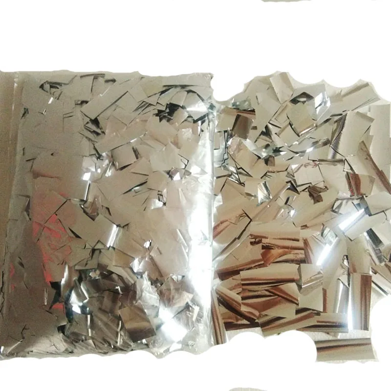 Flameproof Mylar Confetti For Confetti Machine Outdoor Full Color Papers Shred Decoration Metallic Foil Confetti Colorful Paper