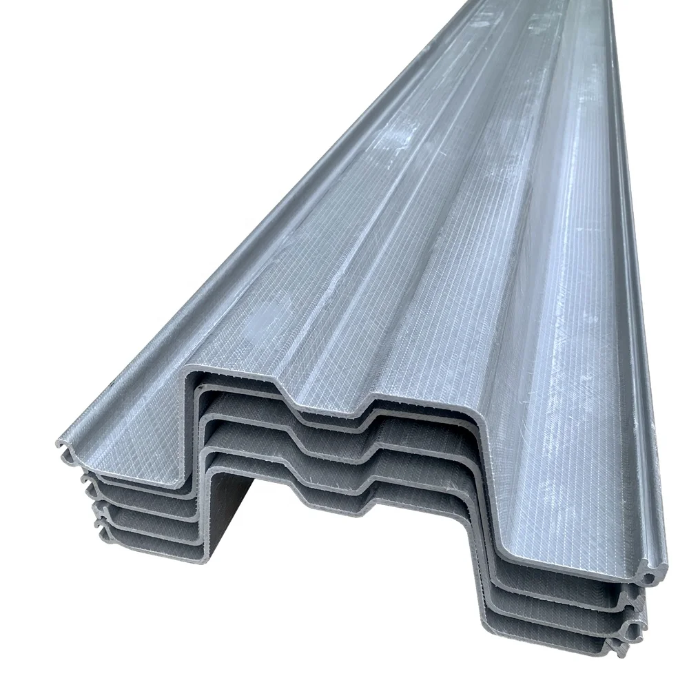 Factory Directly Sell Pultruded profiles U / Z shaped sheet piles for revetment works