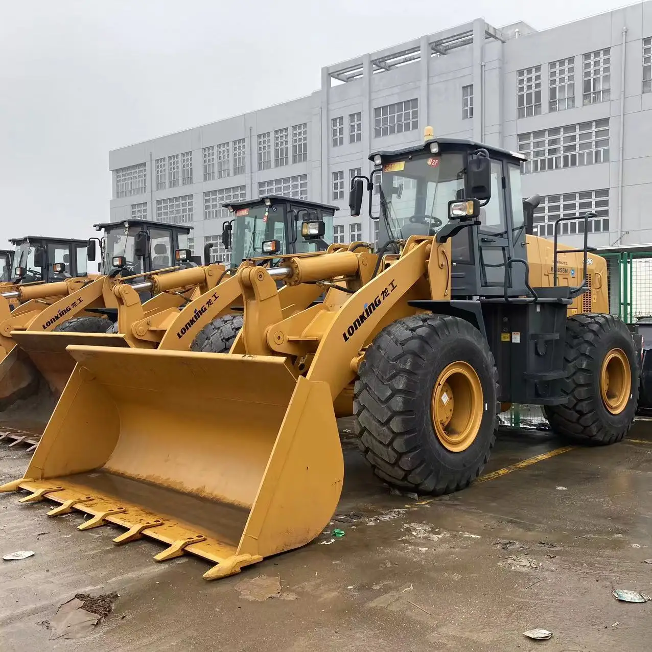 Second hand low work hour Lonking wheel loader 855N low price for sale