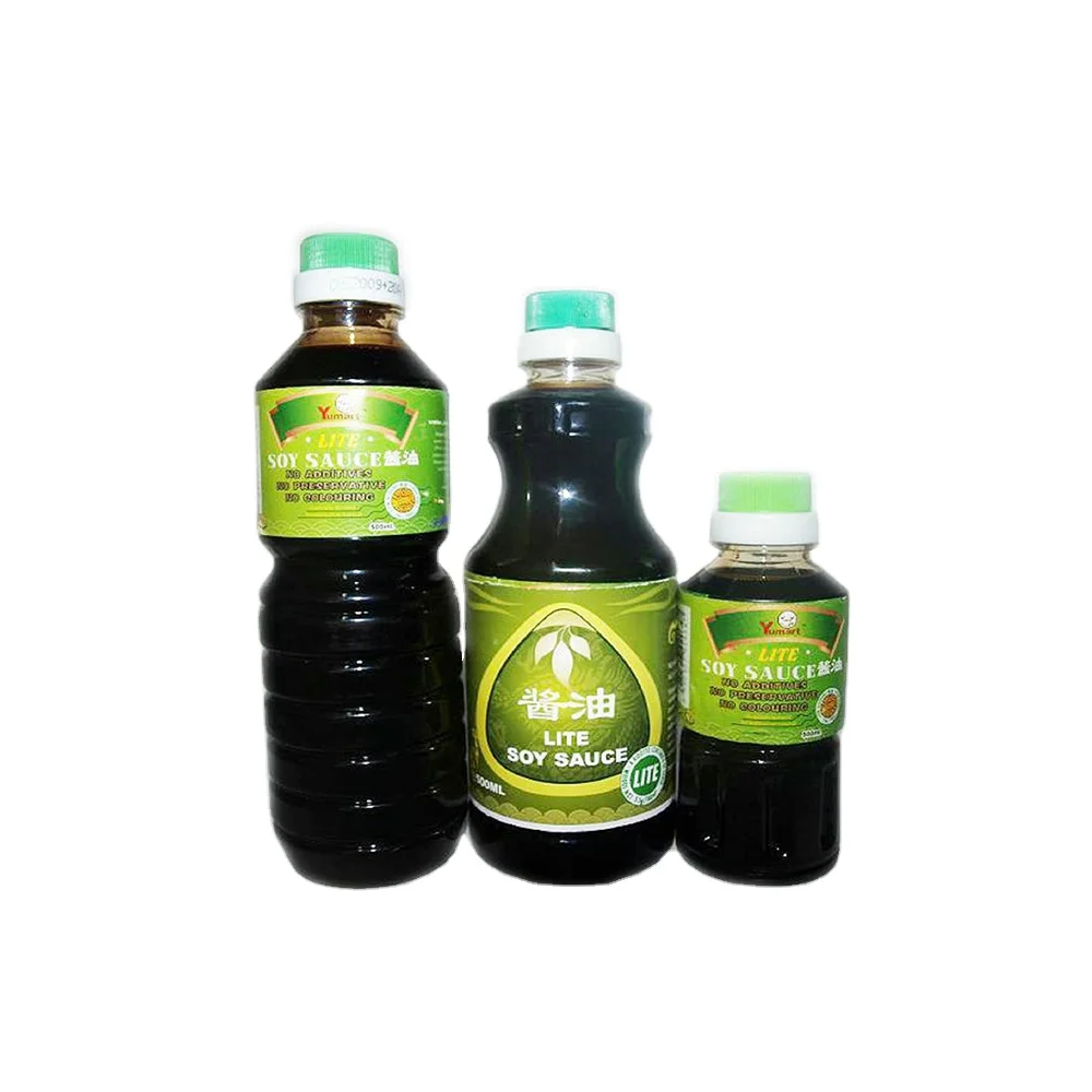 High Quality Bottled Soy Sauce Light and Dark Varieties Brewed Processing Type