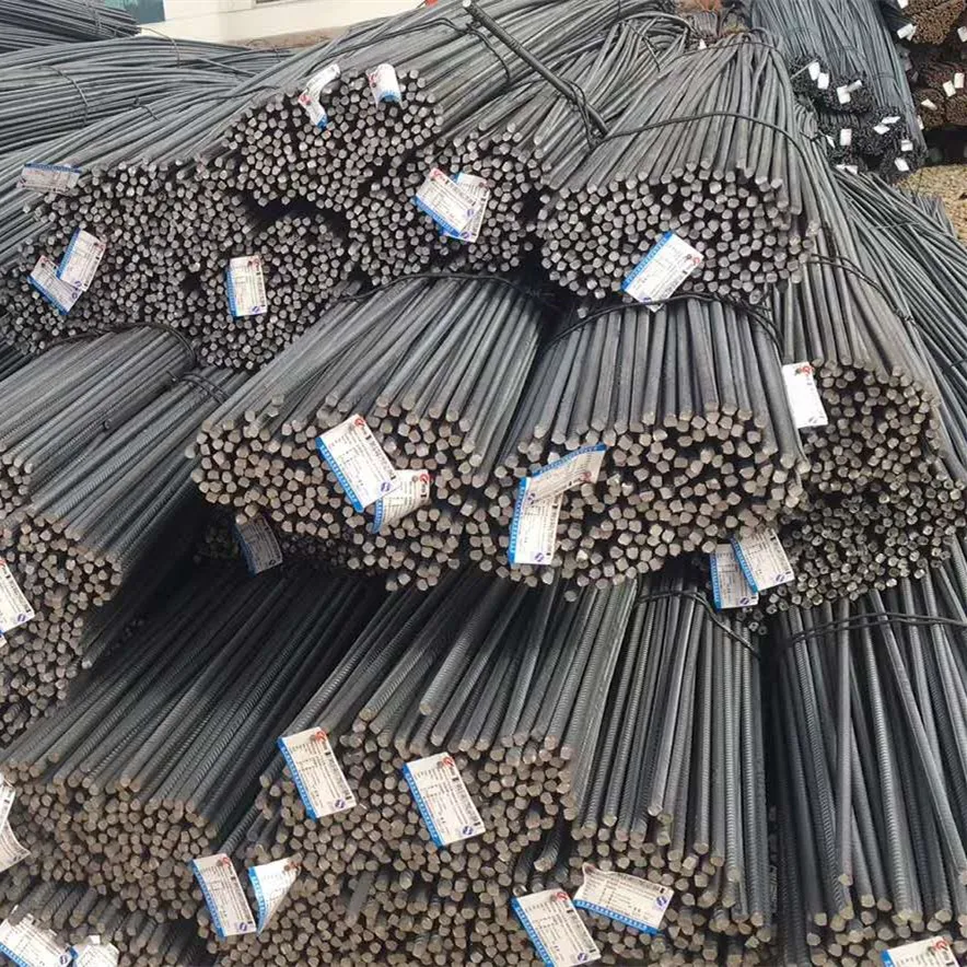 AISI Bar Iron Rod Hot Rolled 6mm 8mm 10mm 12mm 16mm 20mm Deformed Carbon Steel rebar for Reinforced Construction Rebar Steel