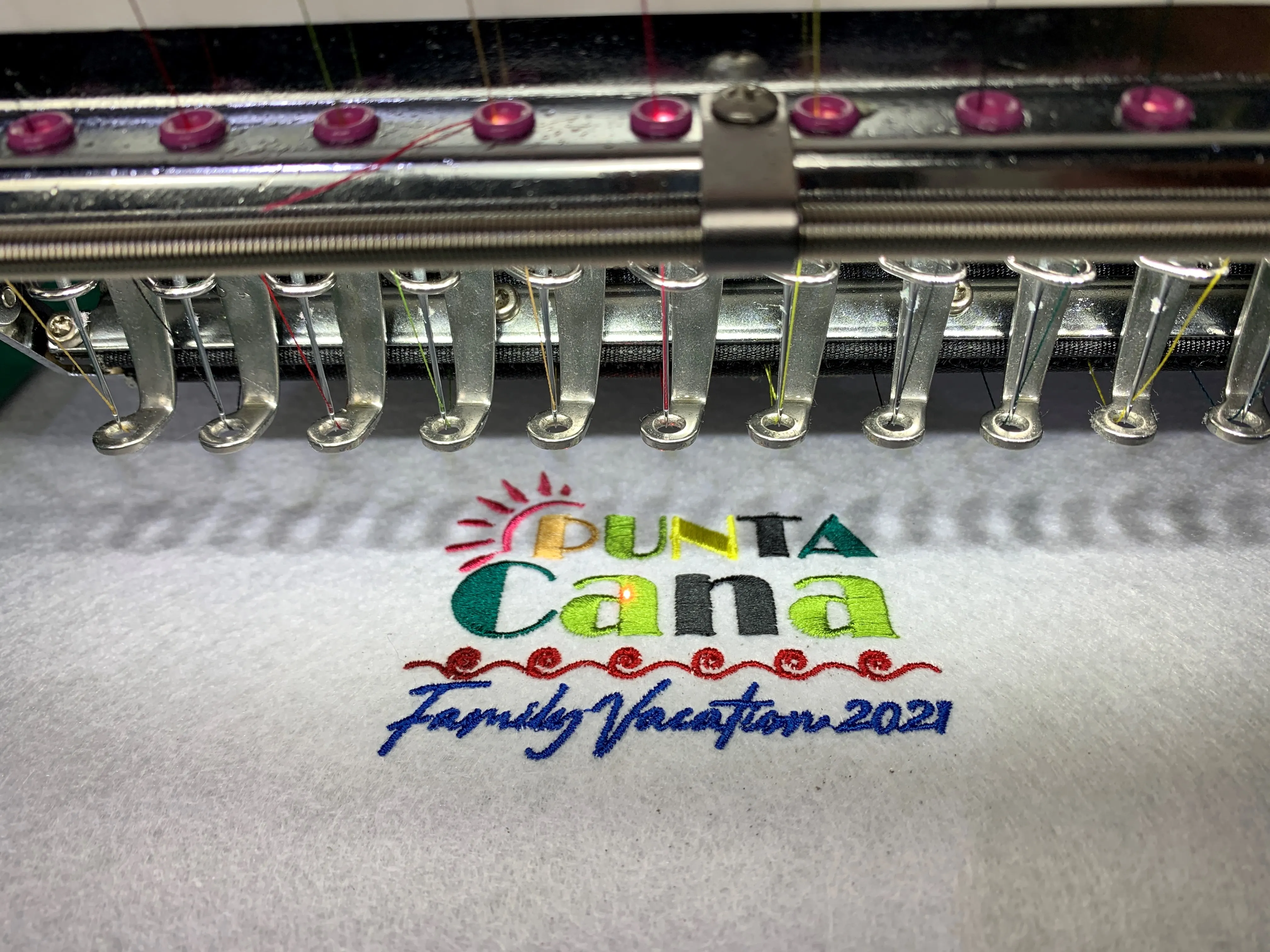 YunFu Single Head Embroidery Machine Automatic Cap T Shirt Garment Commercial use Computer Embroidery Machine For Sale