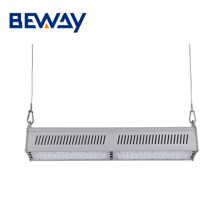 High Lumen Aluminum Industrial Highbay Fixture IP65 100W 150W 200W LED Linear High Bay Light