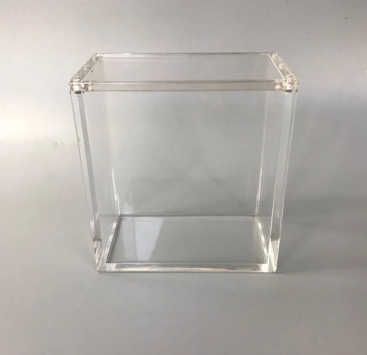 Wholesale POKEMONED MAGNETIC ACRYLIC CLEAR DISPLAY CASE MAGNETIC TOP LID FOR DISPLAY ONLY