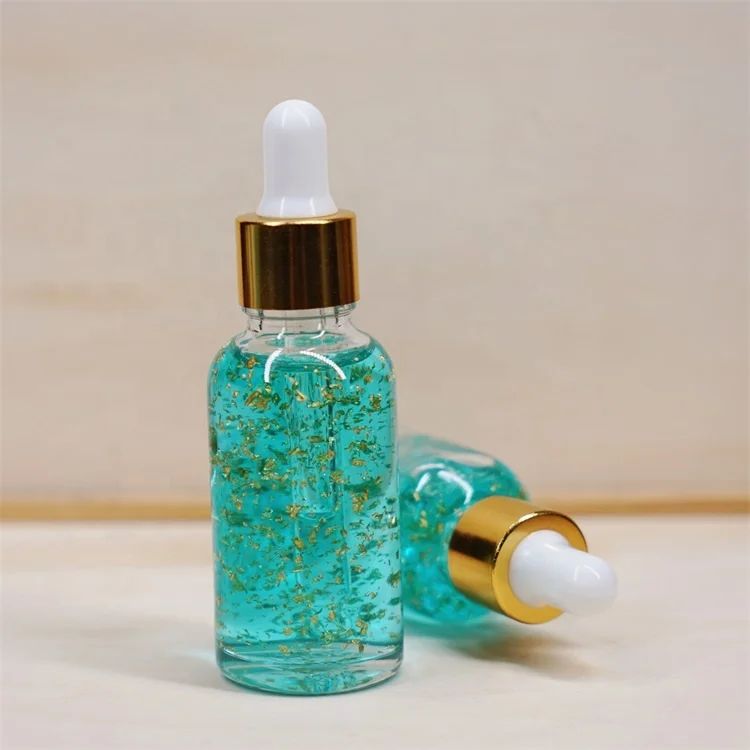 Hotsale Natural Blue Copper Peptide 24K Gold Foil Serum Anti Aging Deep Nourishing