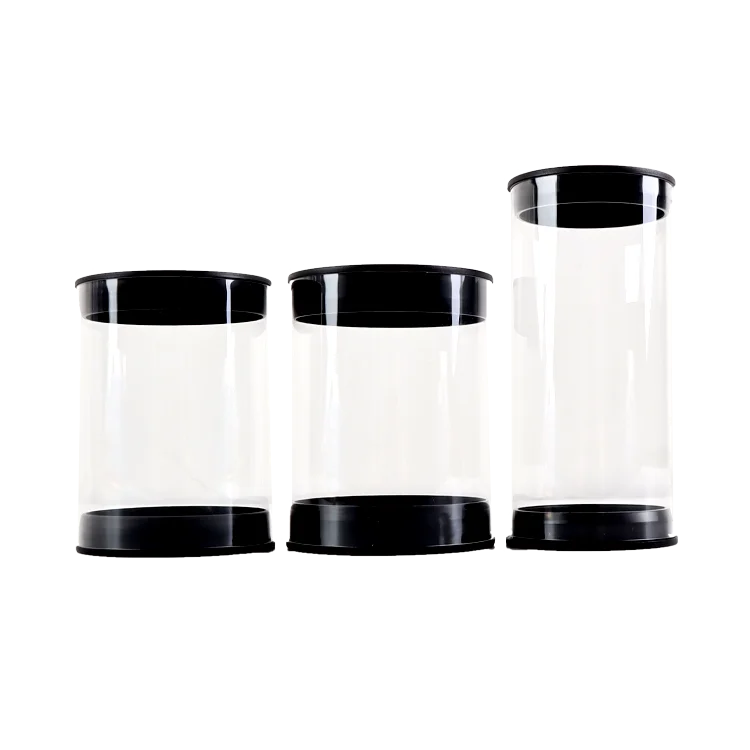 clear plastic tube packaging  wholesale Plastic Small Tube Attach Injection Lid Packaging