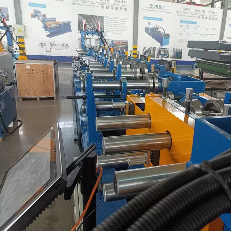 Quick Changeable CZ Purlin Roll Forming Machine CZ Purlin Construction Material Roll Former