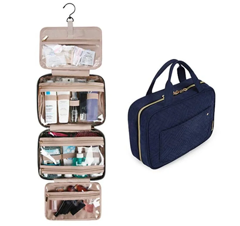 Hanging Travel Toiletry Bag Water-resistant Makeup Bags Cosmetic Travel Organizer Bags