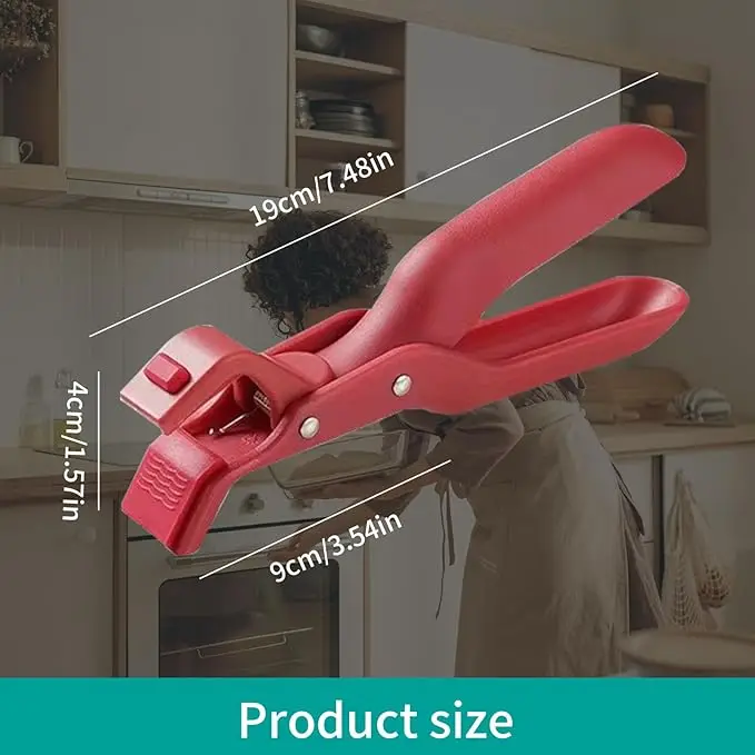 Anti-Scald Bowl Clip Multi-Function Non-Slip Heat Insulation Holder Kitchen Hot Bowl Dish Plate Gripper Clips Tongs Clamp Holder