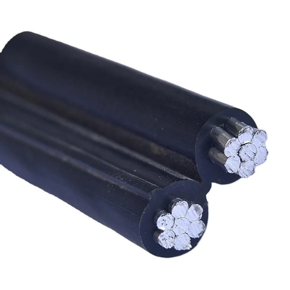 Изолированный алюминиевый кабель с дуплексным покрытием XLPE ABC collie 1*6 AWG