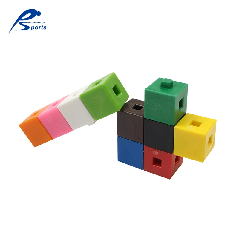 
1000PCS 10 COLOR 1CM LINK CUBE Learning Resources Mathlink Kid Toy Building Blocks 