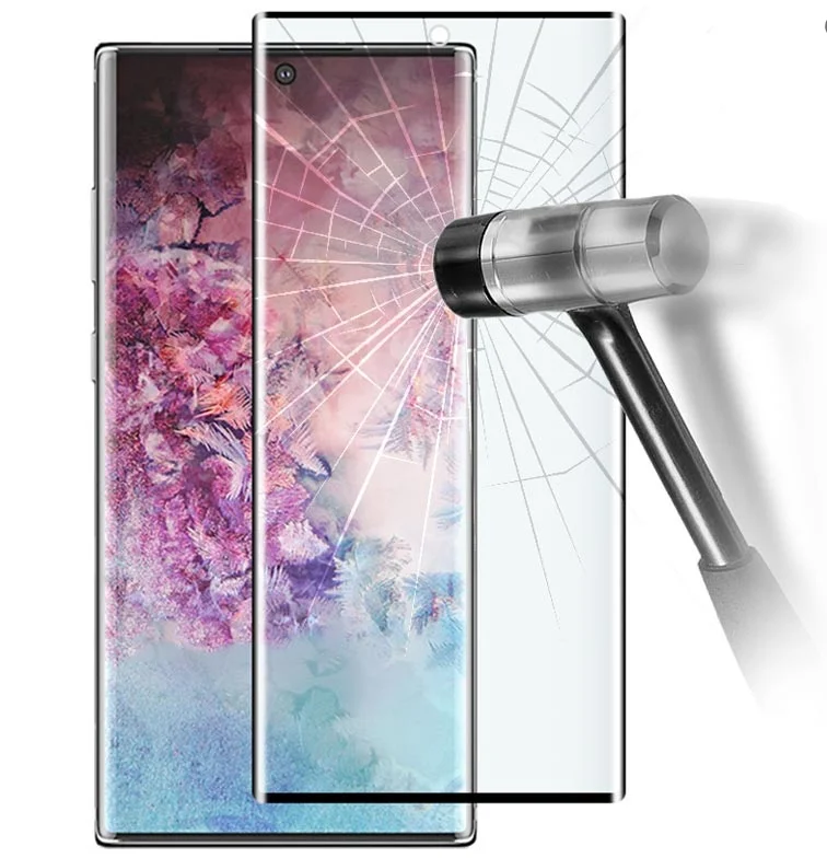 Для Samsung Galaxy Note 10 плюс 5 г полное покрытие прозрачный закаленное стекло экран протектор