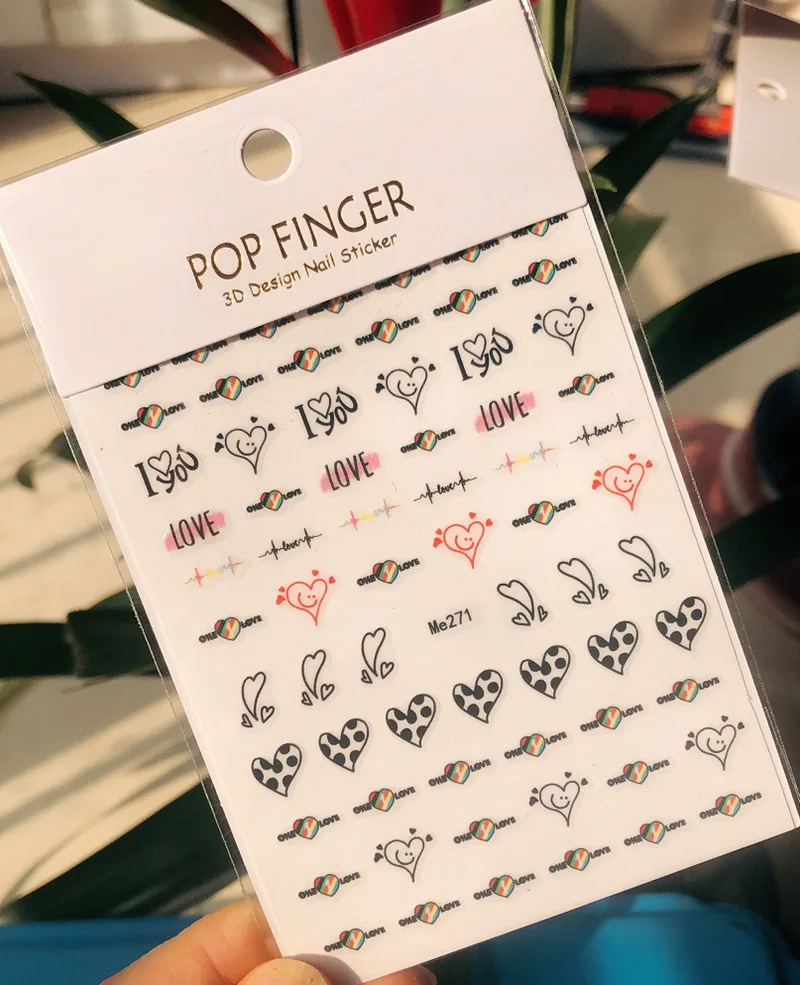 High Quality Cheap Nails Stickers 2023 Colorful Butterfly Nail Art Sticker Decals Spring Summer Flower Nail Art Stickers