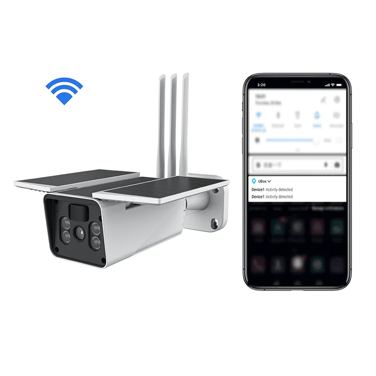 
2MP long range outdoor solar 4g camera small mini hidden security camera system 