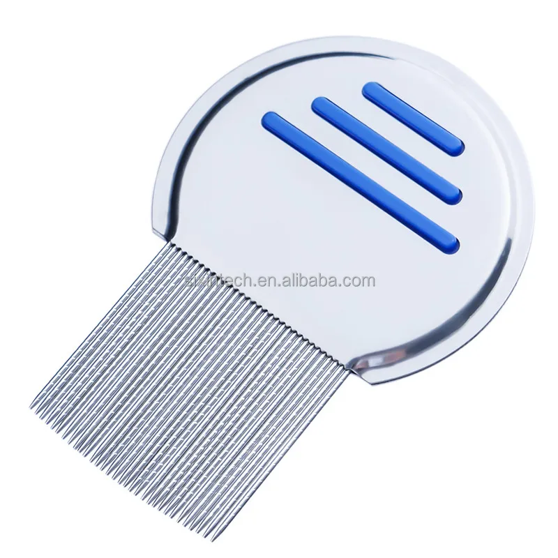 
Stainless Steel Terminator Lice Comb Kids Hair Rid Headlice Super Density Teeth Remove Nits Comb Nit Free 