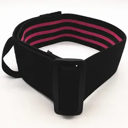 Free shipping online sale adjustable non slip pink strip hip band booty resistance band for hip and leg