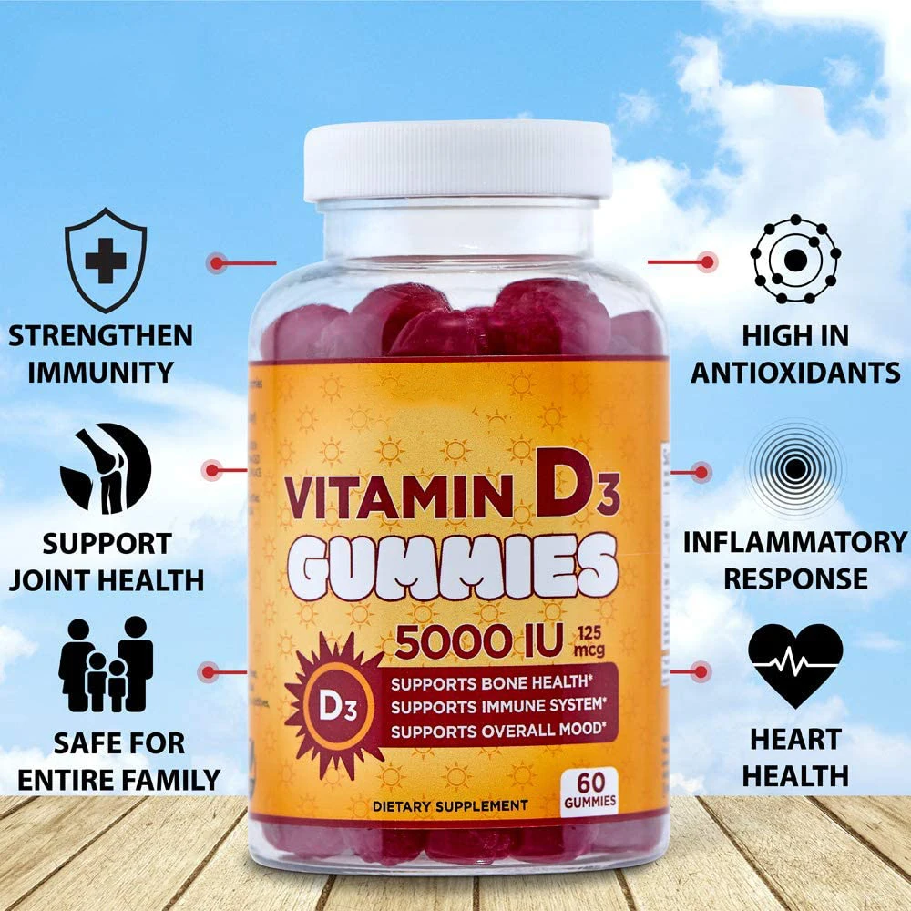 melatonin dietary health nutritional supplement hair growth weight loss vitamins gummy bears candy