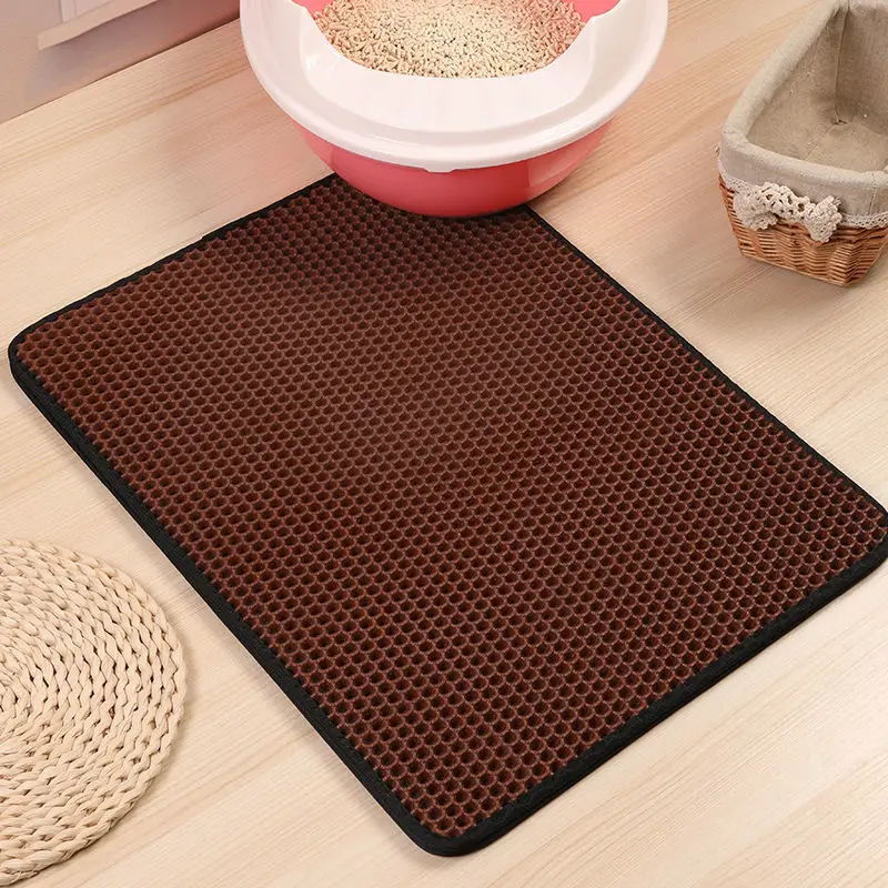 Best Selling Can Custom Size Waterproof Mat Cat Litter Cat Litter Mat Trapper Cat Mat Litter