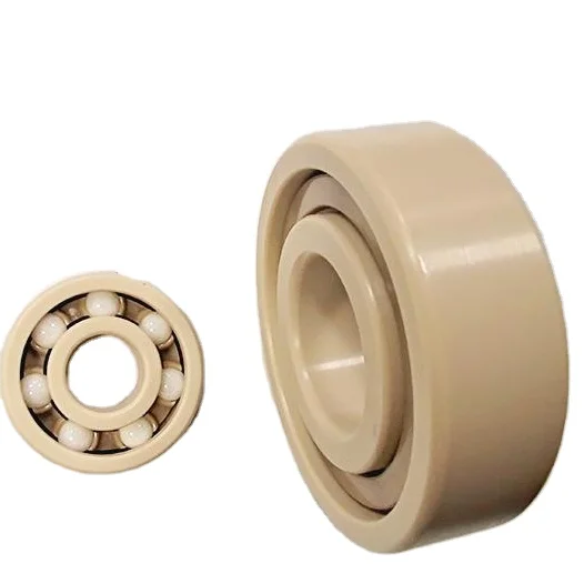CNC machined High quality engineering plastics peek BALL BEARING