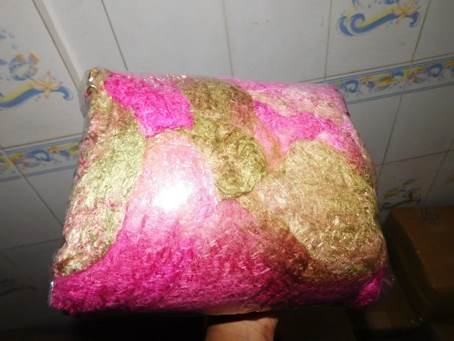 custom made eri silk degummed cocoons ideal for textile spinners and weavers suitable for resale by textile artists