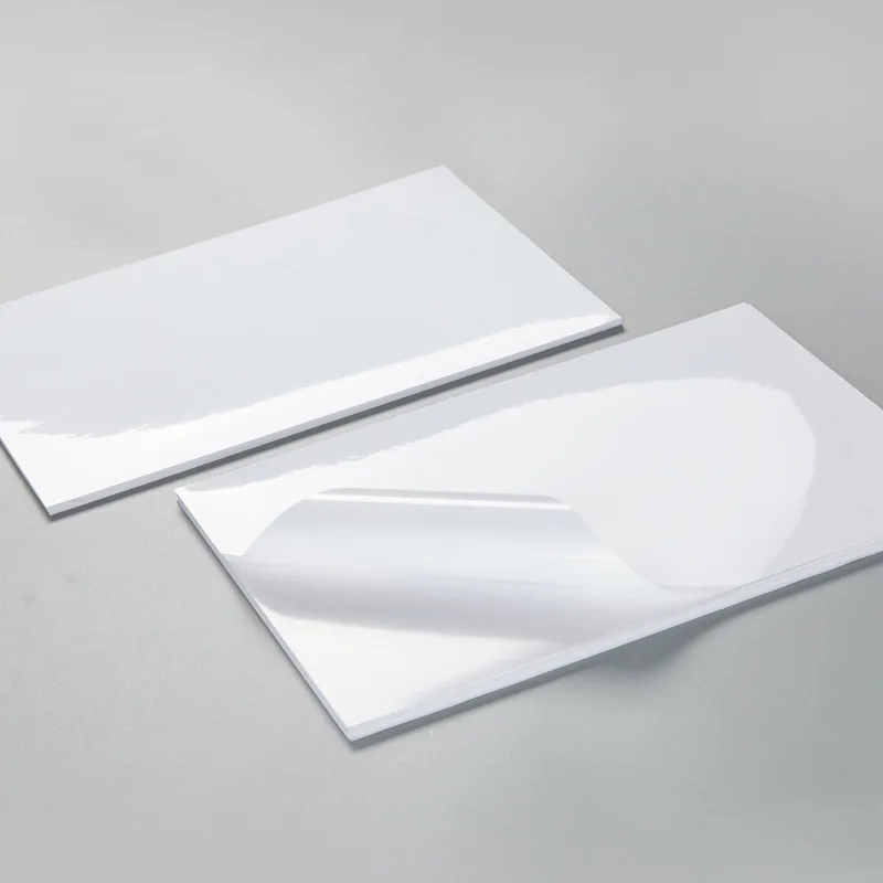 Printable For Laser Inkjet Printed Self Adhesive Transparent Film PET Sticker Paper A4 Blank Label Sticker