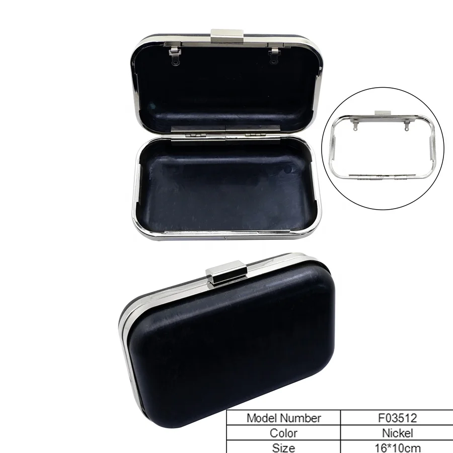 Wholesale custom metal box clutch frame and shell clutch frame box with factory prices