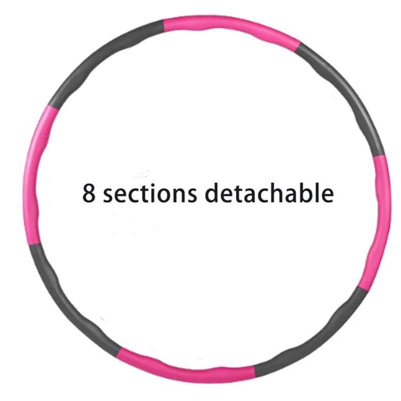 
High quality 8 sections detachable weighted hula hoops 