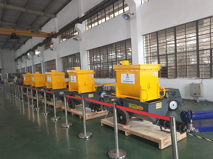 Automatic Concrete Screed Render Sale Cement Mortar Grouting Spray Equipment Machine