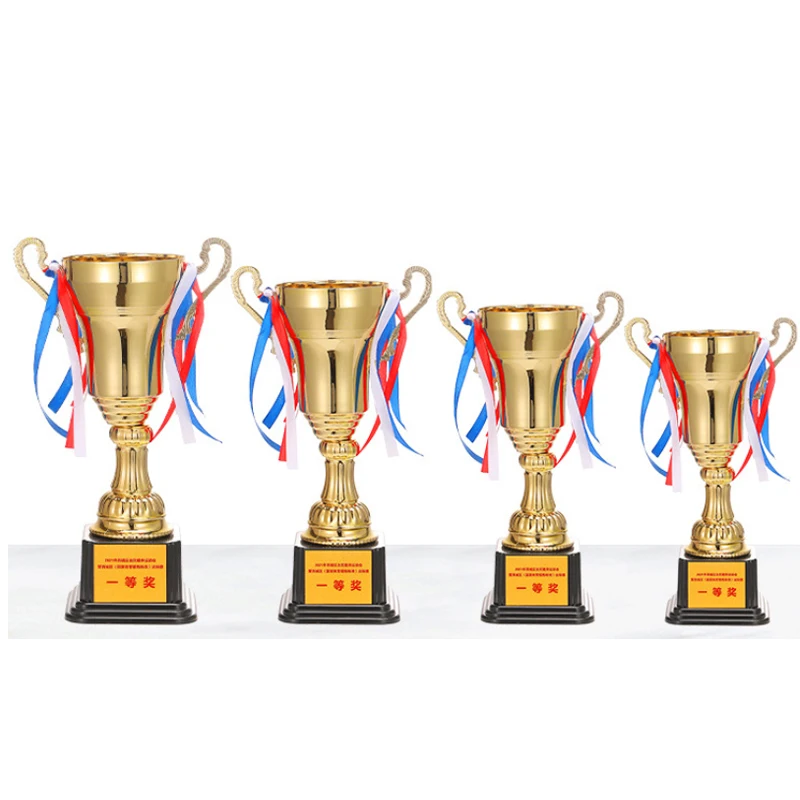 Awards Cup Trophy  Gold Metal Corporate Cup Award  Engraved Plate on Request