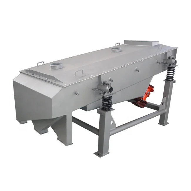 DZJX High Quality Large Capacity Electric 220V 110V S Linear Vibrating Sieve Machine For Coke Gold Black Tea Iron Calcium