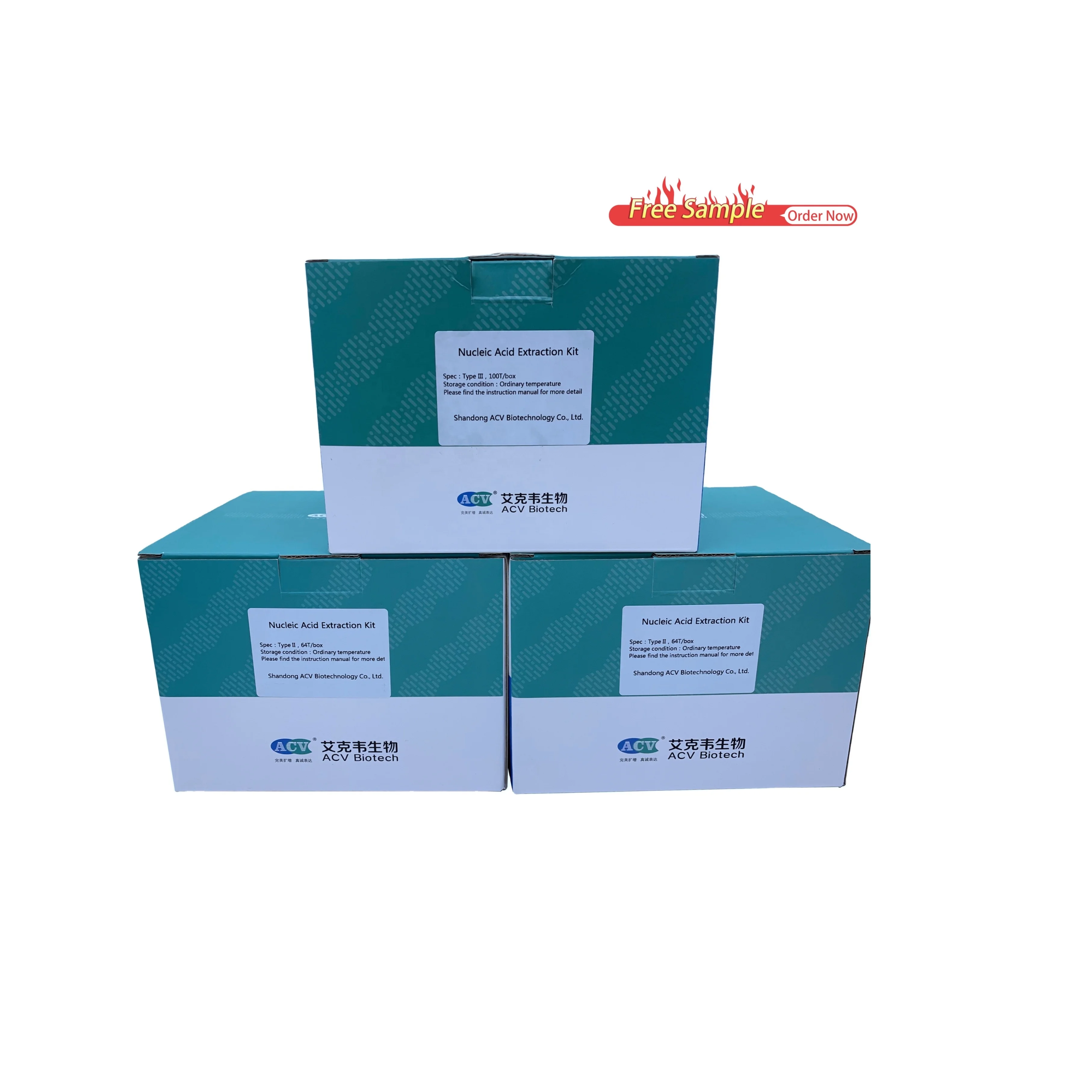 
Samples free Economical custom design professional automated virus dna/rna extraction kit 