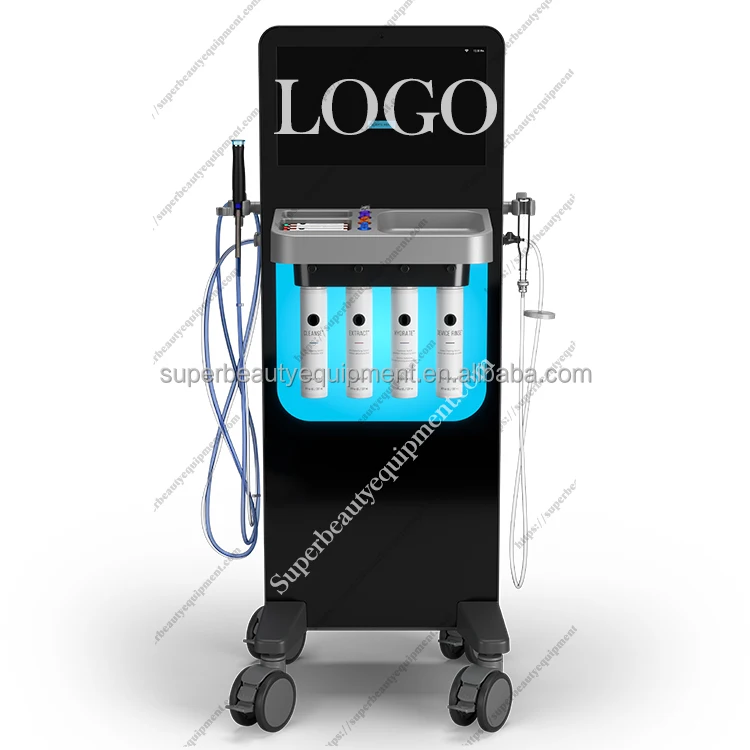 Hydra H2o2 Oxygen Facial Machine New Model Facial water Hydra Beauty Machine Skin Tightening Microdermabrasion Machine