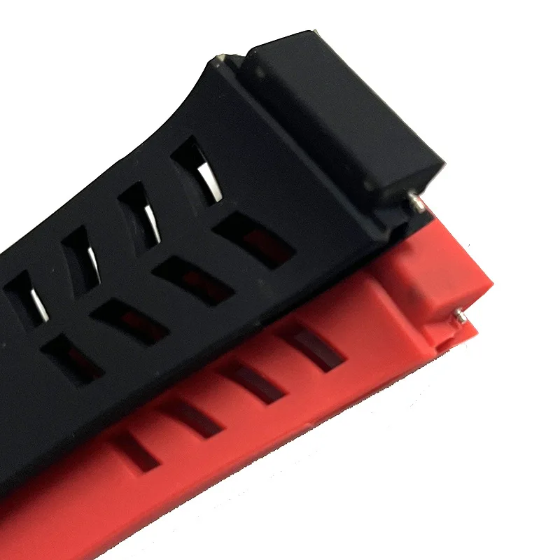 Original Watch Band Quality Soft Colorful 25mm*20mm Rubber Watchband For Richard Mille Watch Strap Bracelet Raw Ear Type