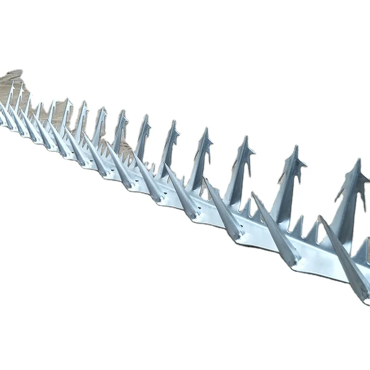 Anti climb spikes for walls, fences, gates and flat roofs