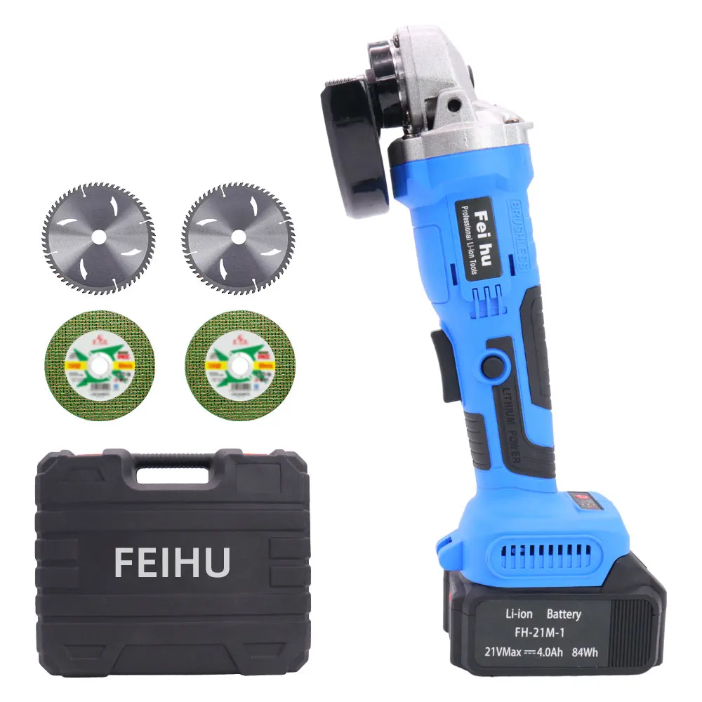 2024 New Model Factory Wholesale 125mm 5Inch Electric Angle Grinder Machine Handheld Cordless Grinder