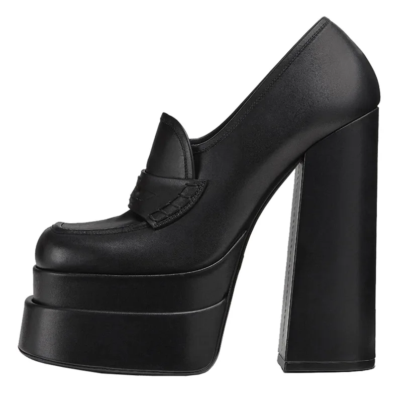 the latest girls ladies women luxury sexy shoes Square Head Thick High Heel Platform High-heeled Sandals