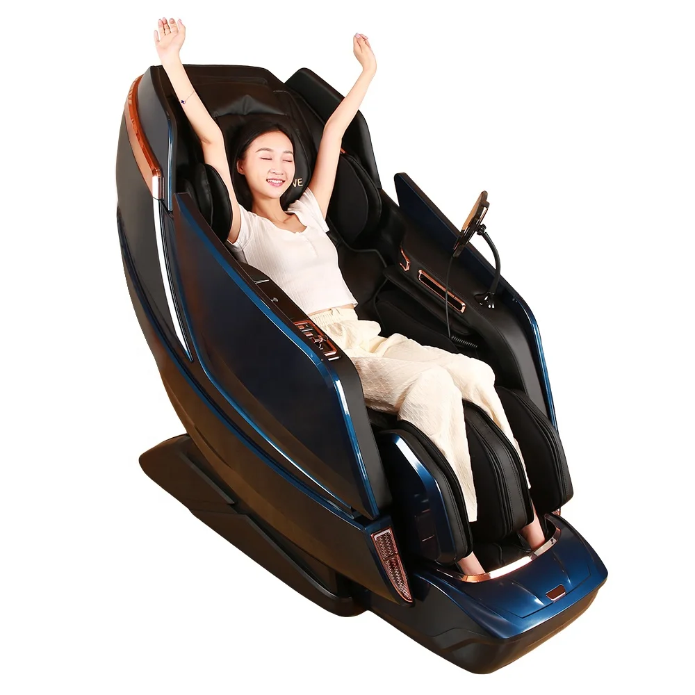 Latest New Relax Touch Screen Bluetooth Sofa Relaxation Robot Physiotherapy Intelligent Sl Track Massage Chair
