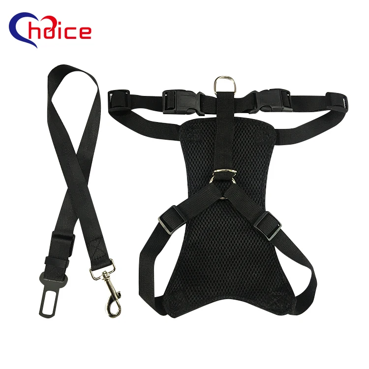 Высококачественный жилет безопасности GOER для собак по заводской цене, ремень безопасности автомобиля с регулируемым ремешком и зажимом пряжки