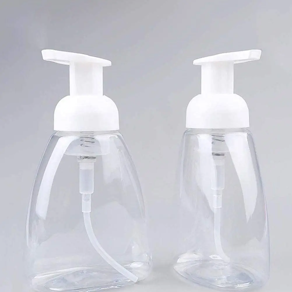 Customized 250ml plastic shampoo pet foam pump bottle
