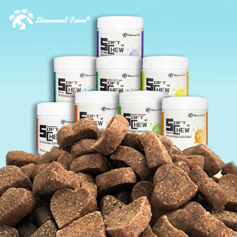 OEM/ODM Rewarding Treat Pet Functional Soft Chews Dog Supplement